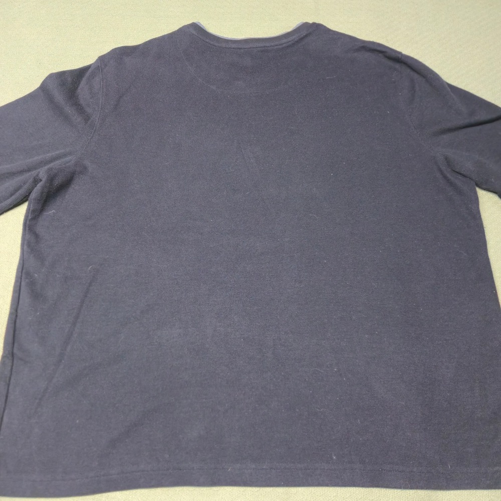 Faded Glory Mens 2XL Black Thermal V-Neck Long Sleeve Shirt FM46Y056B001 - Picture 14 of 16